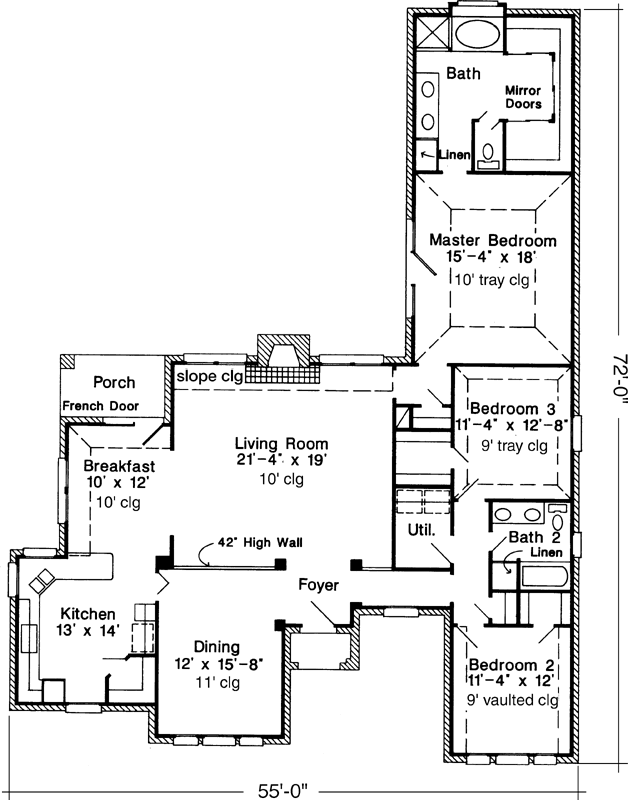 Main Floor Plan: 58-182