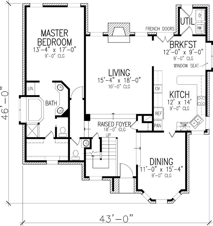 Main Floor Plan: 58-184