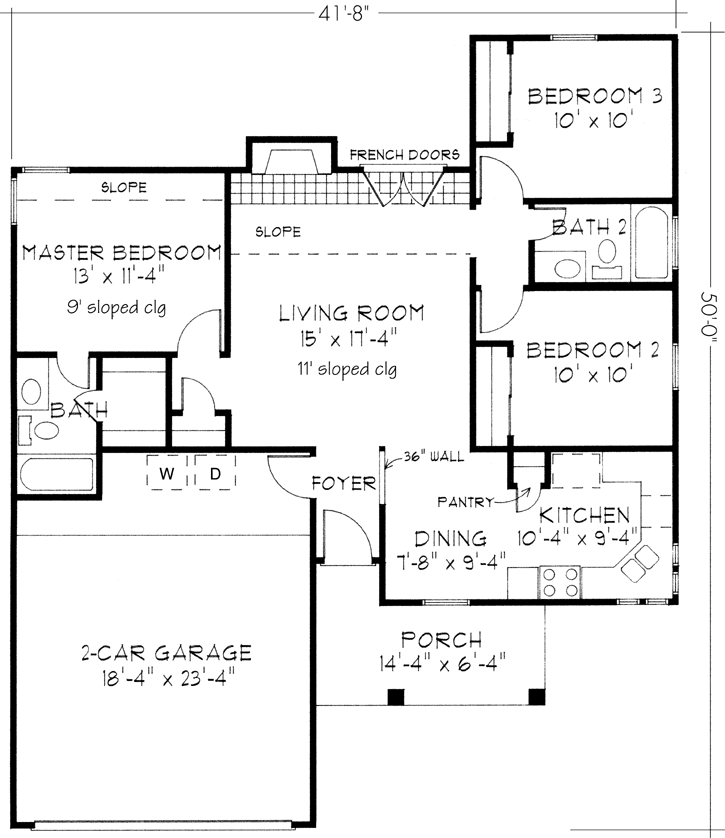 Main Floor Plan: 58-185
