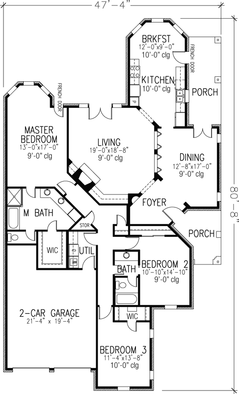 Main Floor Plan: 58-186