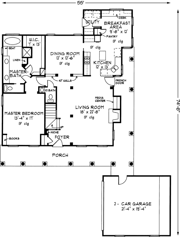 Main Floor Plan: 58-189