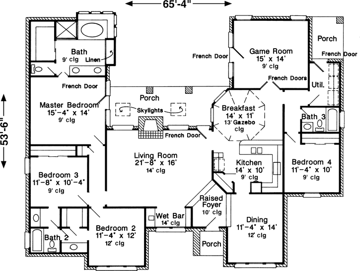 Main Floor Plan: 58-198