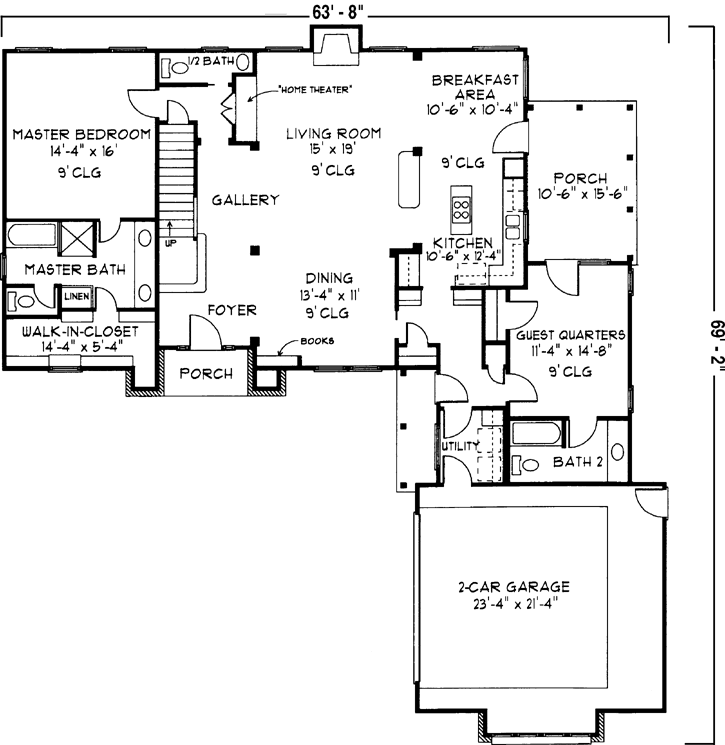 Main Floor Plan: 58-200