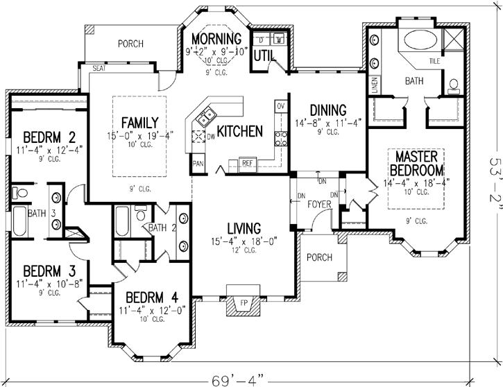 Main Floor Plan: 58-201
