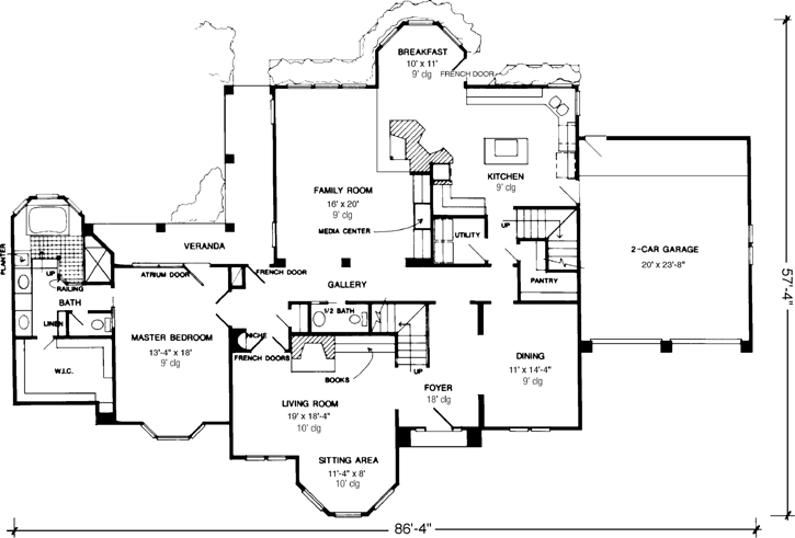 Main Floor Plan: 58-202