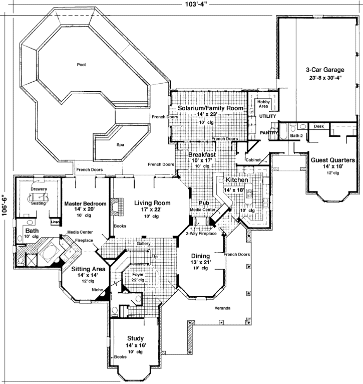 Main Floor Plan: 58-204