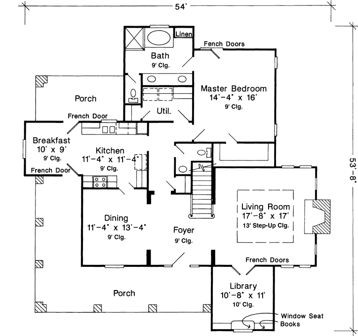 Main Floor Plan: 58-207
