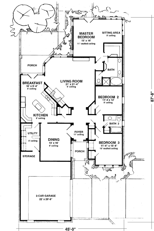 Main Floor Plan: 58-209