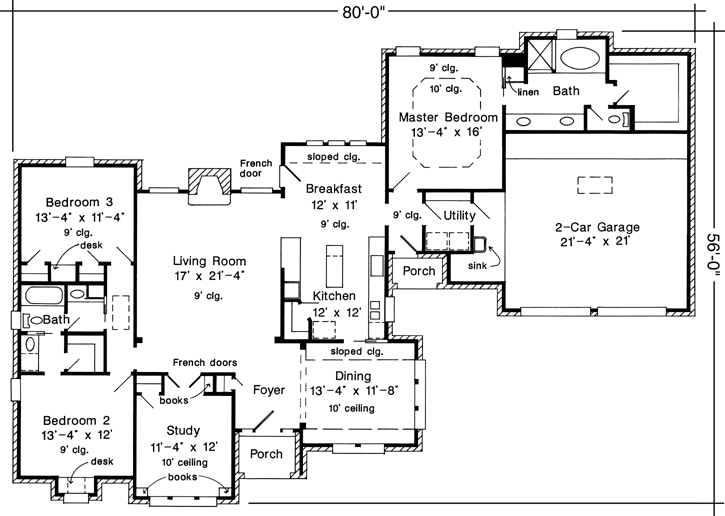 Main Floor Plan: 58-211