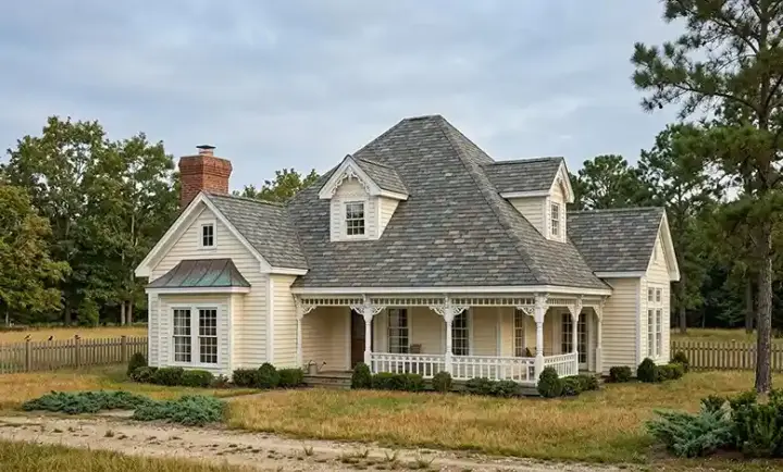 Victorian house plans 58-212 - front exterior, 2,282 sq ft, 3 bed, 3 bath house plans | Monster House Plans