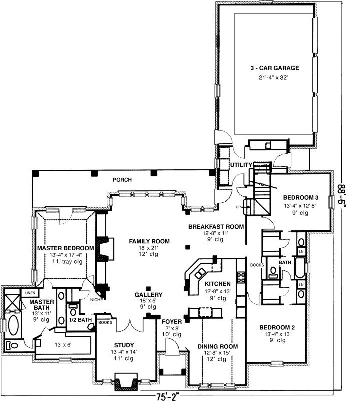 Main Floor Plan: 58-215