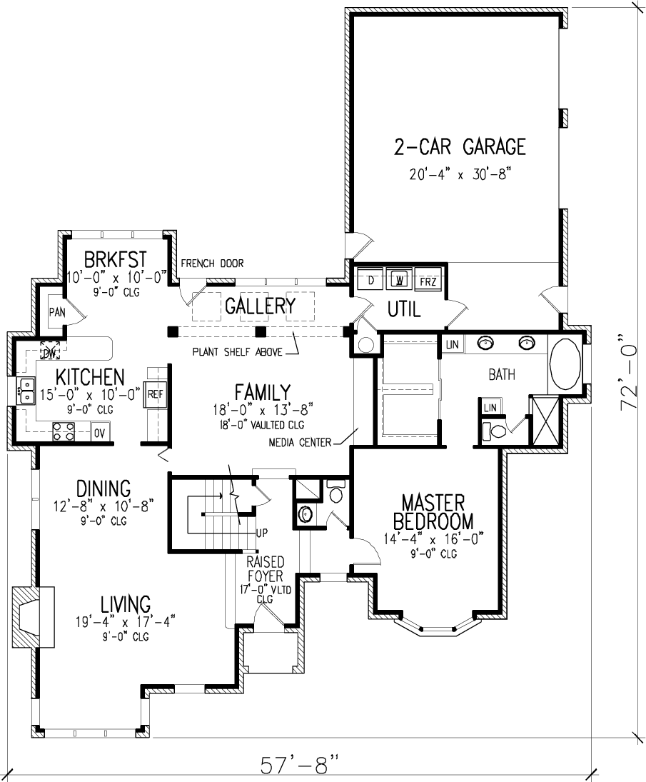 Main Floor Plan: 58-216