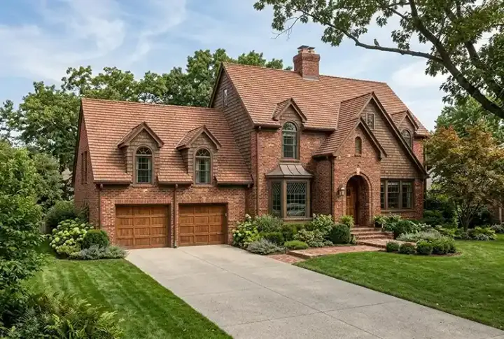 European house plans 58-218 - front exterior, 2,274 sq ft, 3 bed, 2 bath house plans | Monster House Plans
