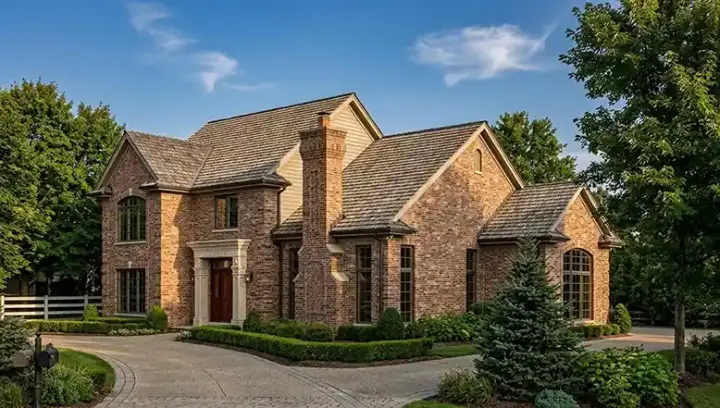 Traditional house plans 58-219 - front exterior, 2,960 sq ft, 4 bed, 3 bath house plans | Monster House Plans