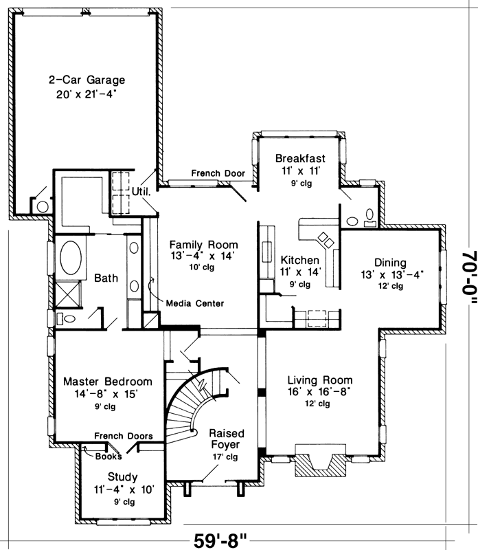 Main Floor Plan: 58-219