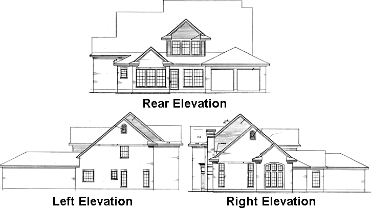 Rear Elevation Plan: 58-219