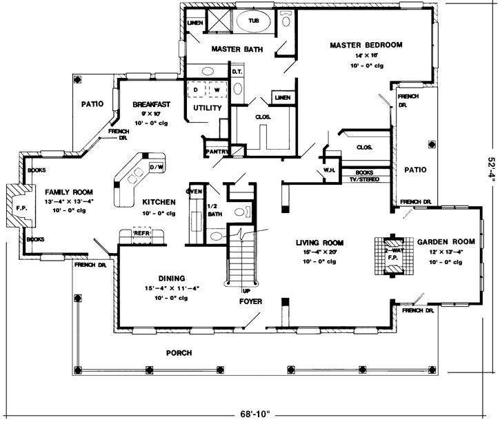 Main Floor Plan: 58-222