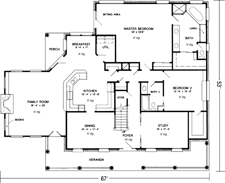 Main Floor Plan: 58-224