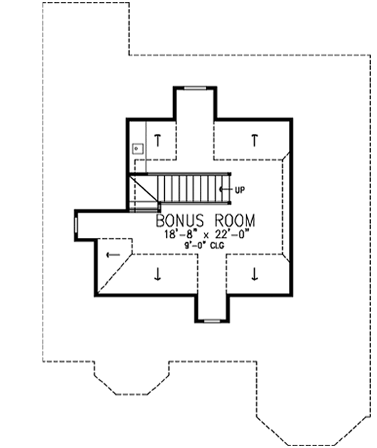 Upper/Second Floor Plan 58-225