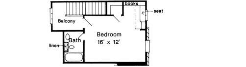 Upper/Second Floor Plan: 58-229