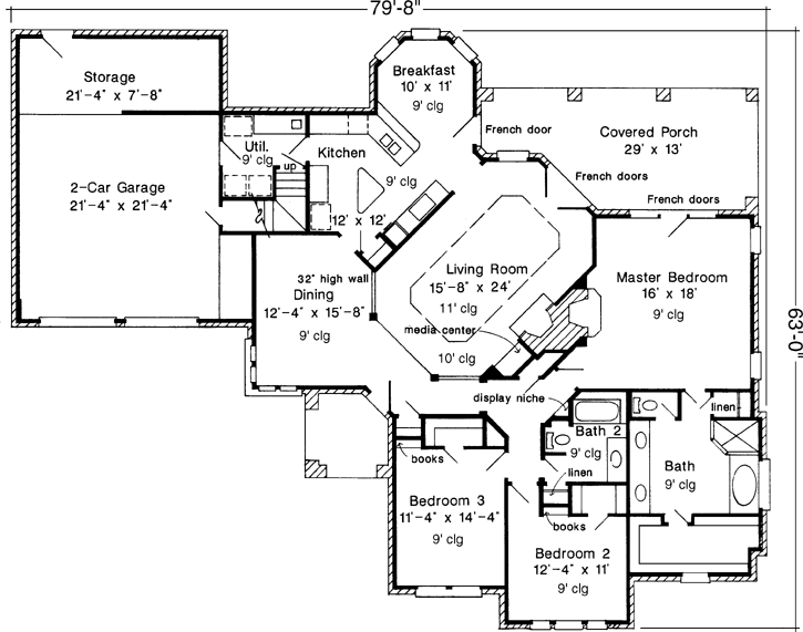 Main Floor Plan: 58-232