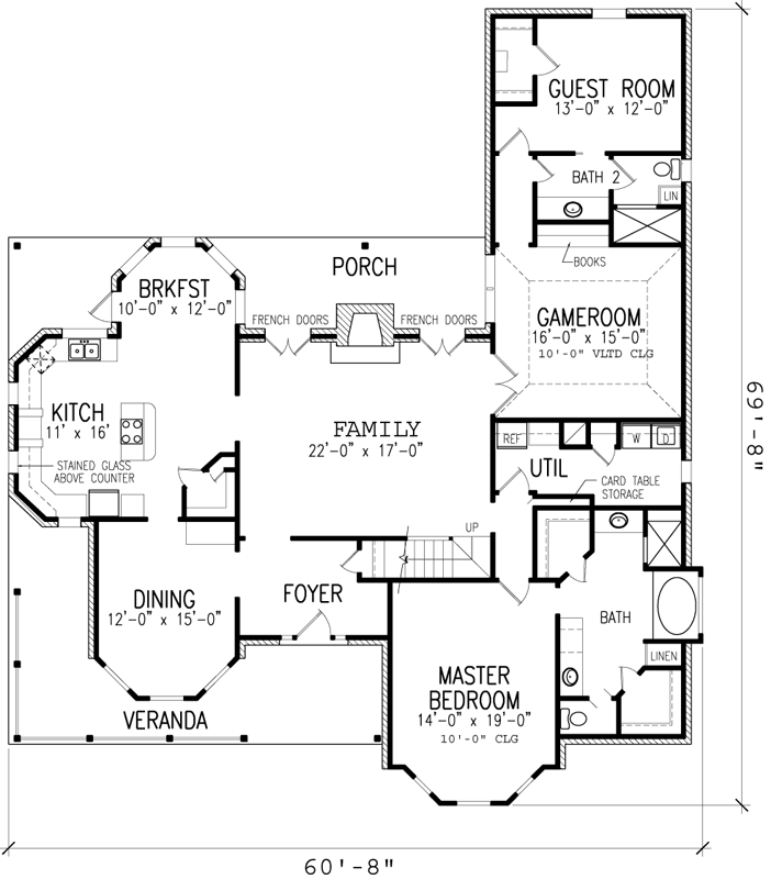 Main Floor Plan: 58-234