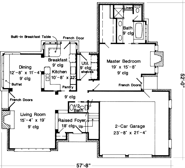 Main Floor Plan: 58-237