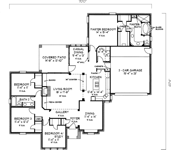 Main Floor Plan: 58-239