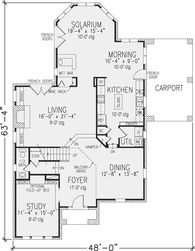 Main Floor Plan: 58-240