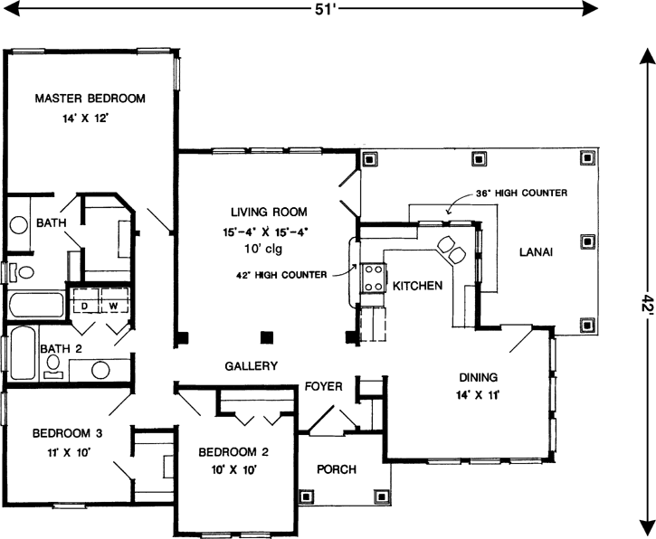 Main Floor Plan: 58-241