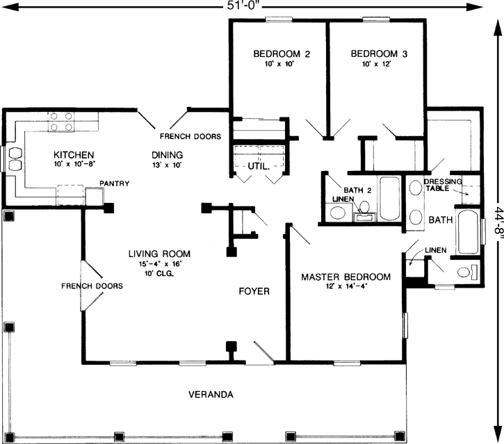 Main Floor Plan: 58-245