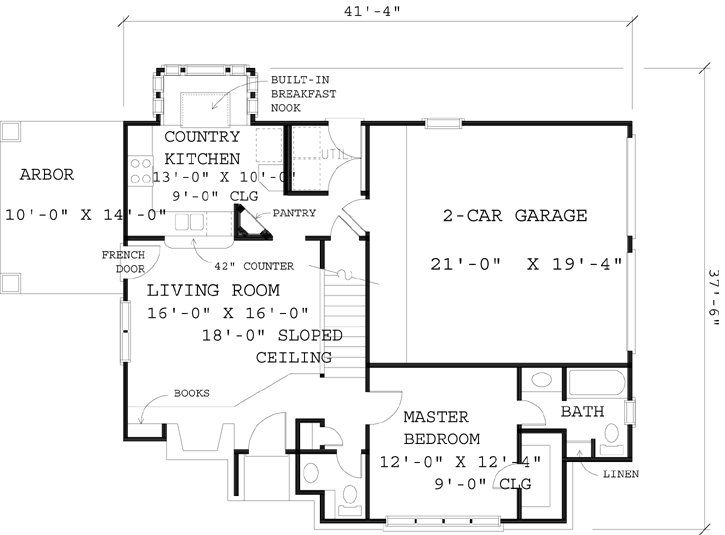 Main Floor Plan: 58-246