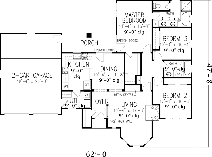 Main Floor Plan: 58-247