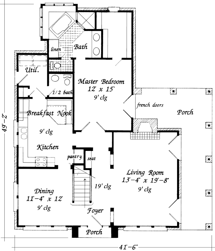 Main Floor Plan: 58-251