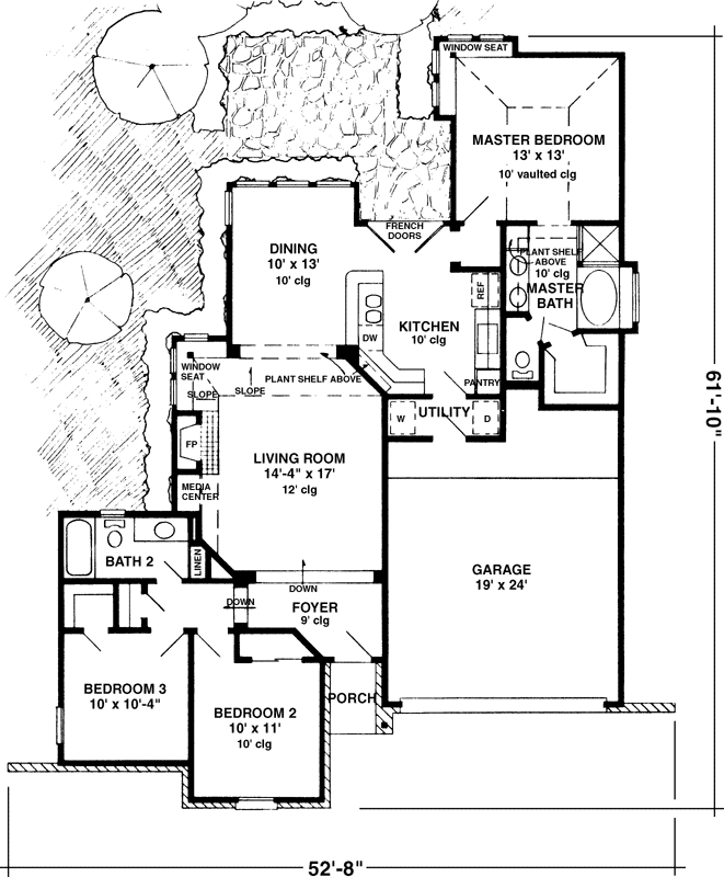 Main Floor Plan: 58-253