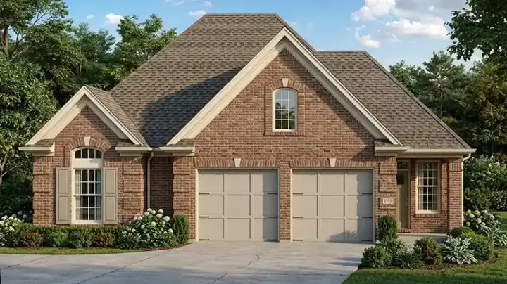 Traditional house plans 58-255 - front exterior, 1,710 sq ft, 2 bed, 2 bath house plans | Monster House Plans