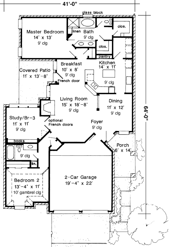 Main Floor Plan: 58-255