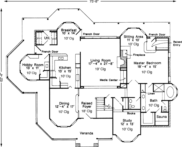 Main Floor Plan: 58-256