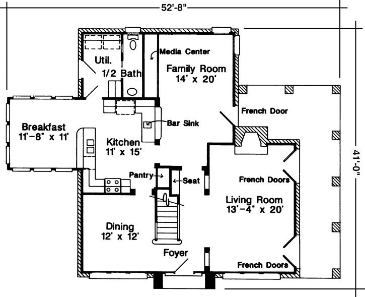 Main Floor Plan: 58-260