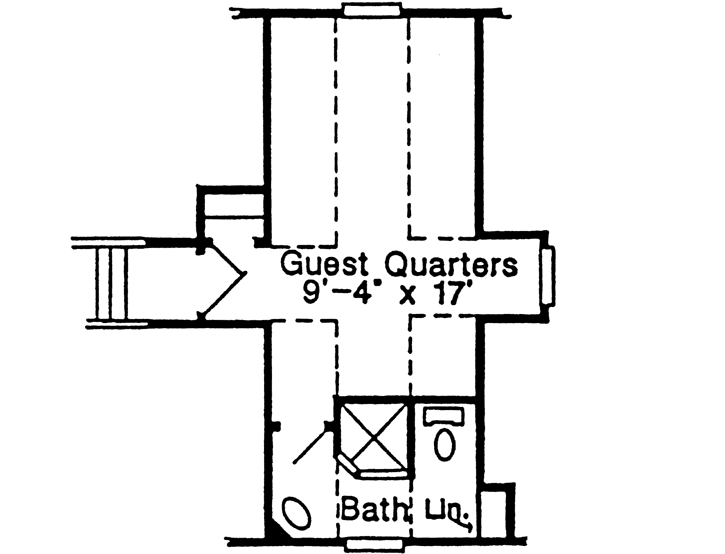 Upper/Second Floor Plan: 58-261