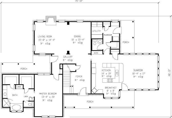 Main Floor Plan: 58-264