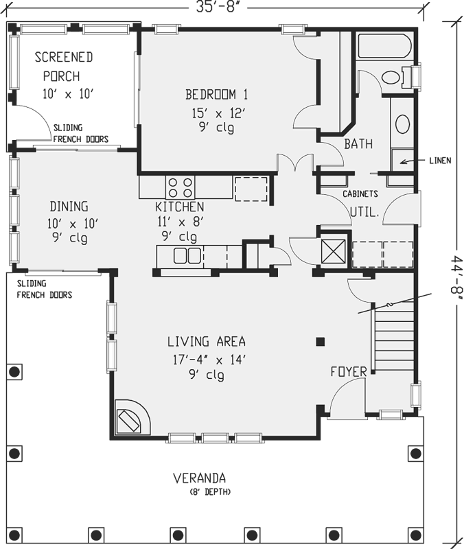 Main Floor Plan: 58-267
