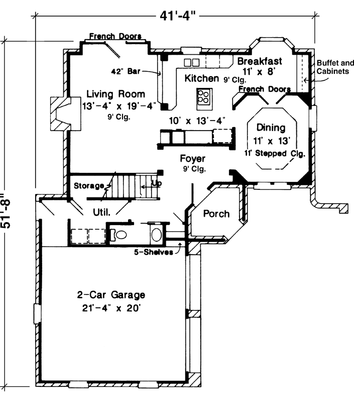 Main Floor Plan: 58-269