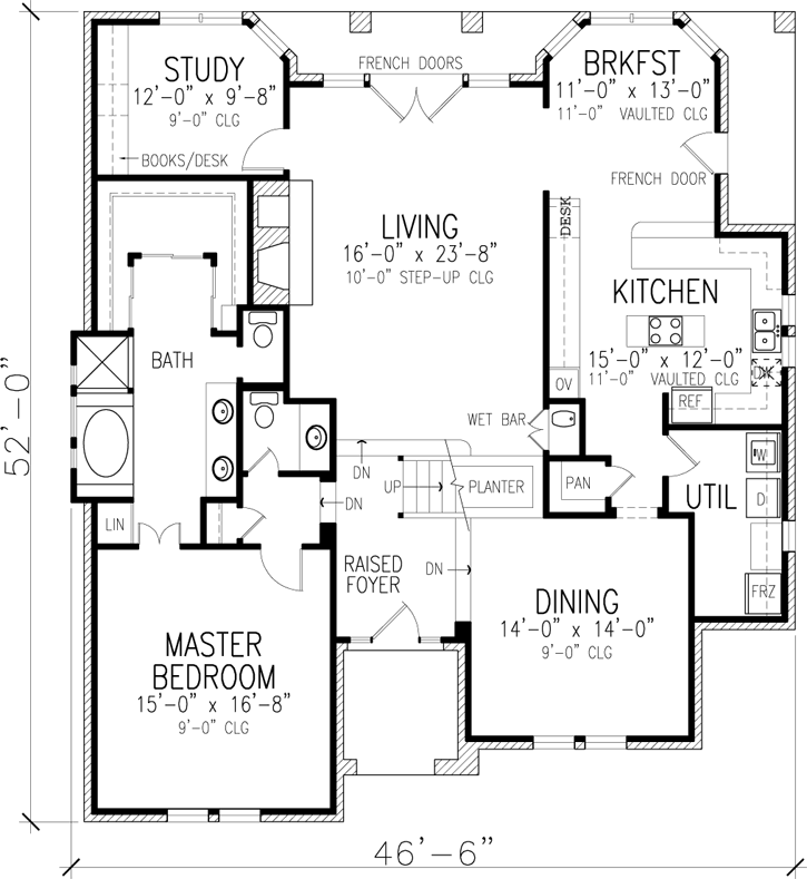 Main Floor Plan: 58-270