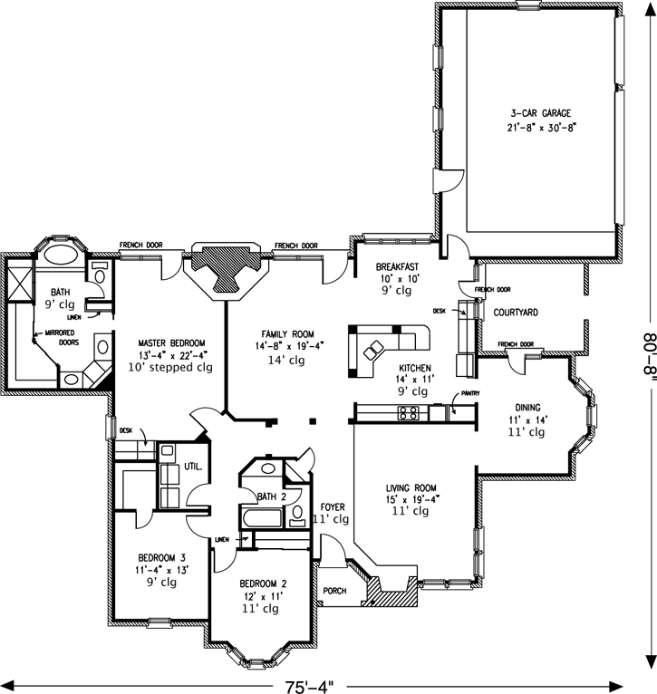 Main Floor Plan: 58-271