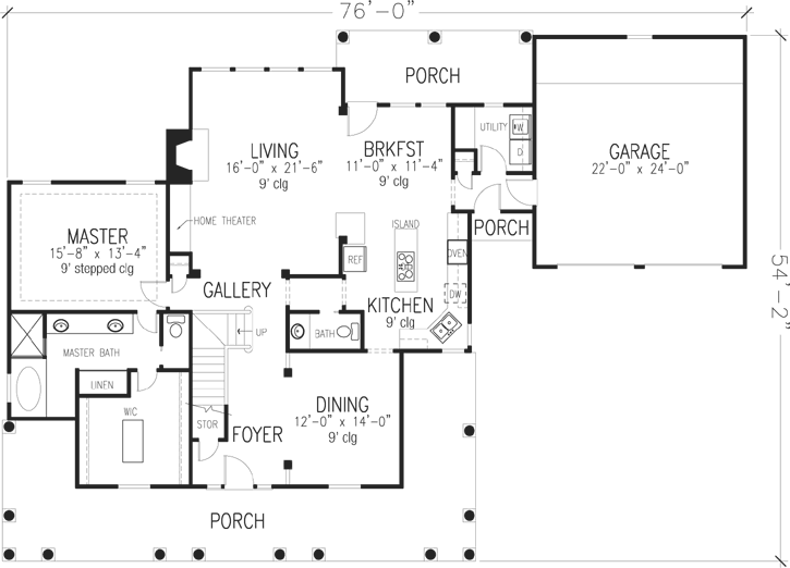 Main Floor Plan: 58-272