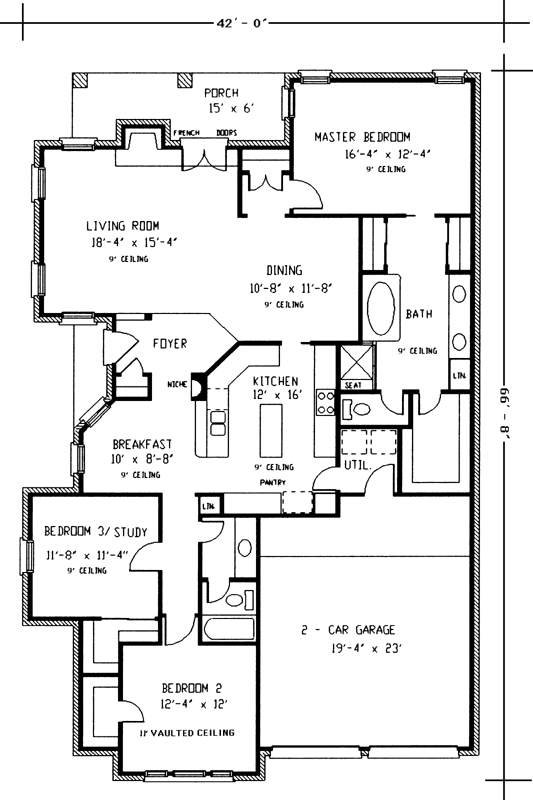 Main Floor Plan: 58-276