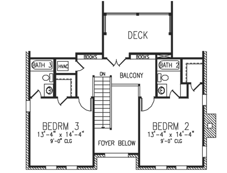 Upper/Second Floor Plan: 58-277