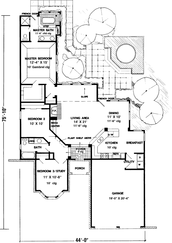 Main Floor Plan: 58-278