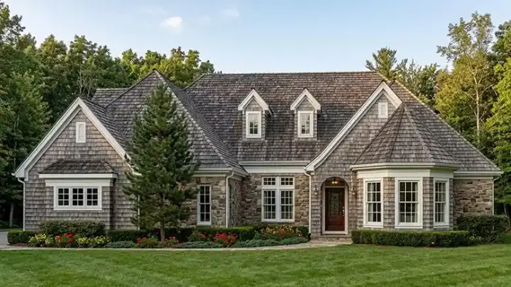 French Country house plans 58-279 - front exterior, 2,749 sq ft, 3 bed, 2 bath house plans | Monster House Plans